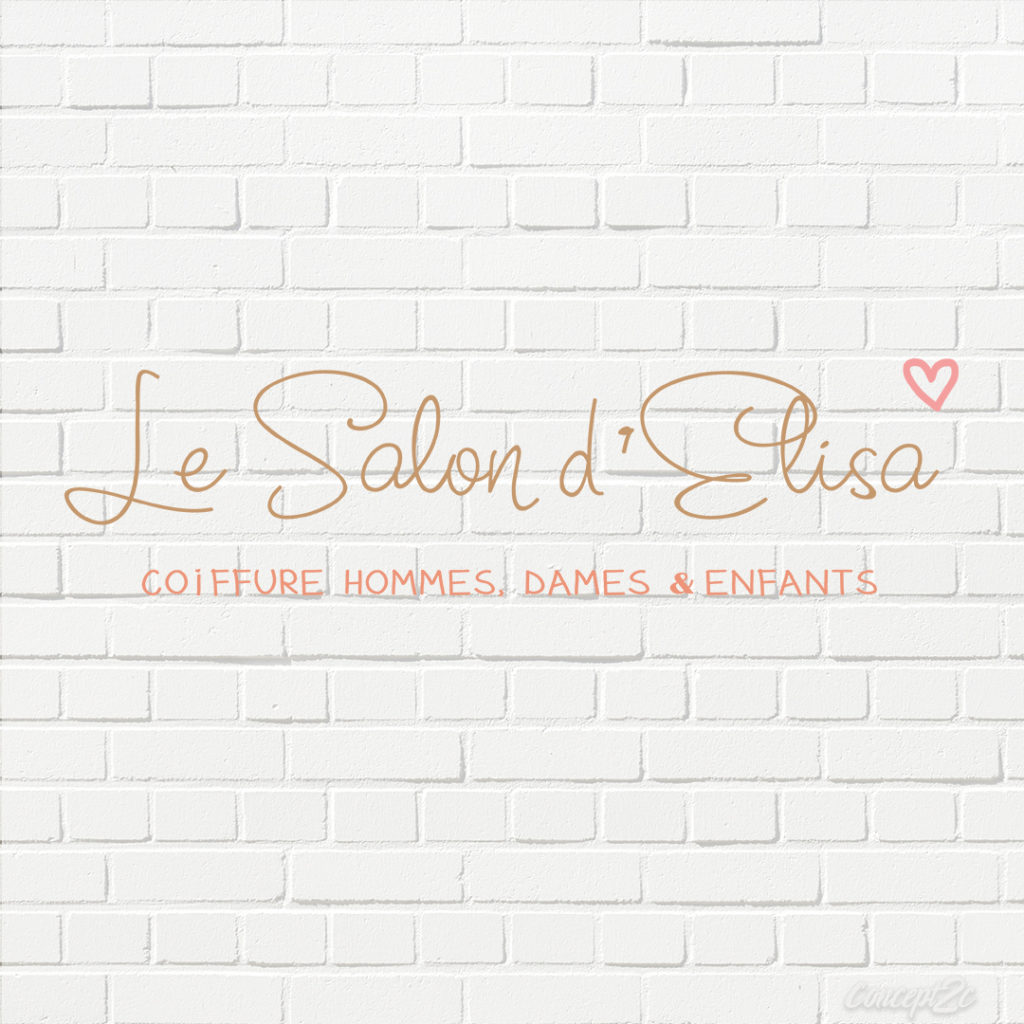 Logo Le salon d'Elisa - Concept2c - Graphiste